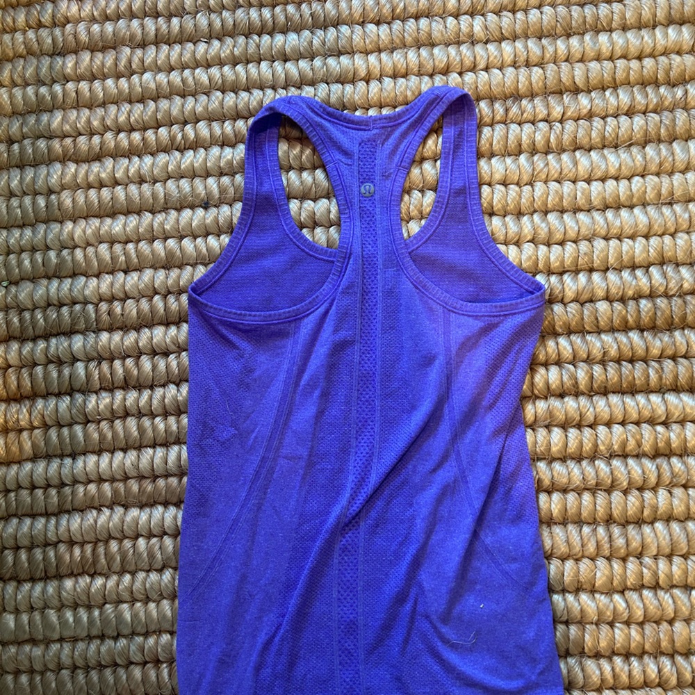 Purple lululemon racer back - Picture 3 of 4